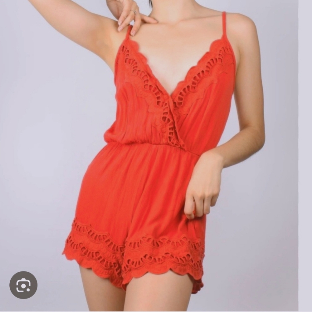 Summer Romper Jumpsuit Sz M